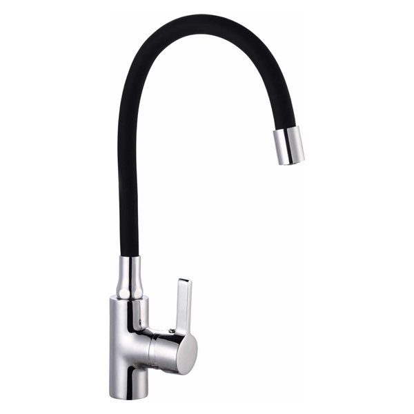 MonoMando LavaPlato Cuello Flexibl.Negro