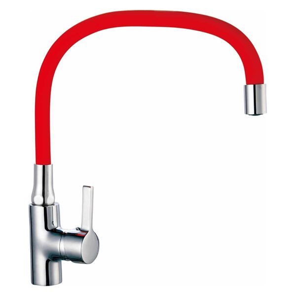 MonoMando LavaPlato Cuello Flexible Rojo