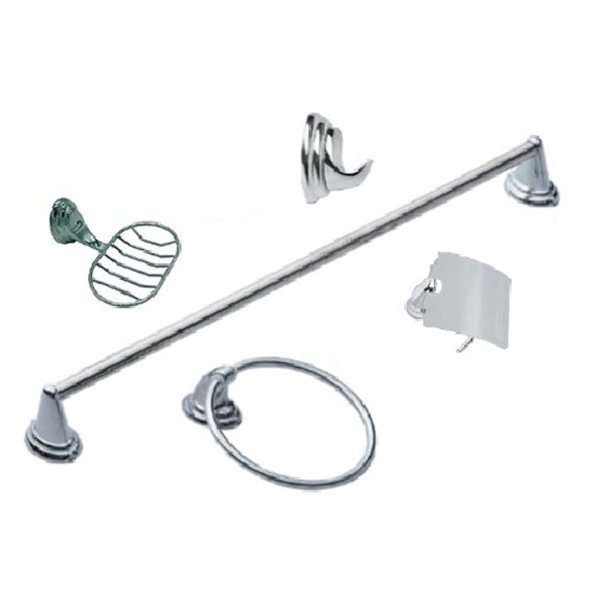 Set Accesorios Baño 5 piezas Colomba