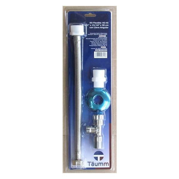 Flexible /Llave Angular1/2" x7/8" 30 cm