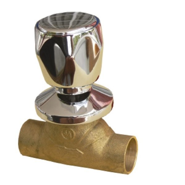 Llave Paso So Campana Cromada 1/2"