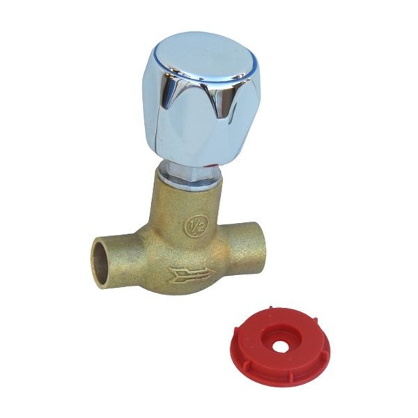 Llave Paso So Superior Cromado 1/2"