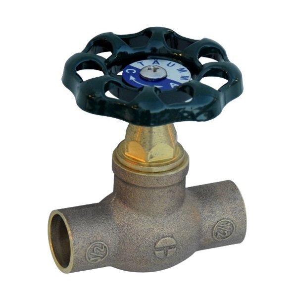 Llave Paso Cuello Alto 1/2" Bronce