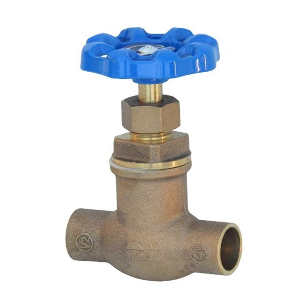 Llave Paso Cuello Muy Alto 1/2" Bronce