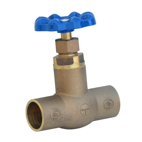 Llave Paso Cuello Muy Alto 3/4" Bronce