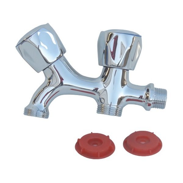 Llave Lavadora/Lavadero Doble Manilla