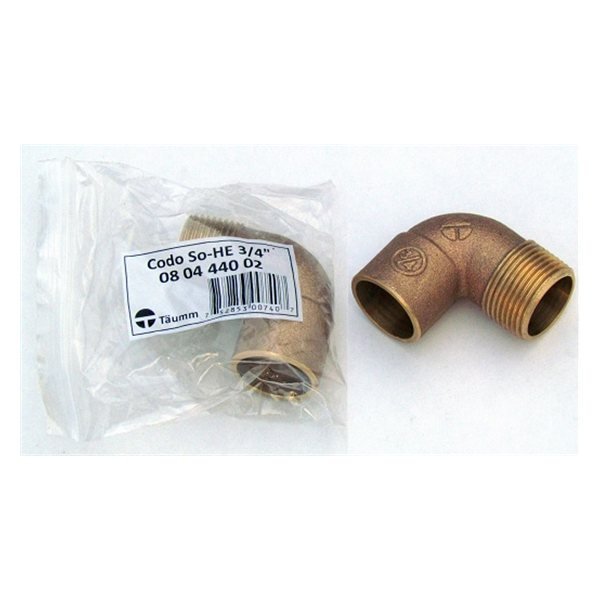Codo So-HE 3/4" Bolsa