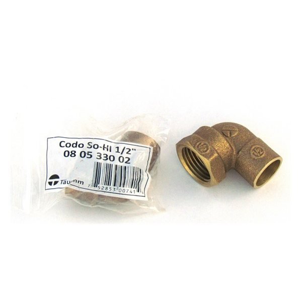 Codo So-HI 1/2" Bolsa