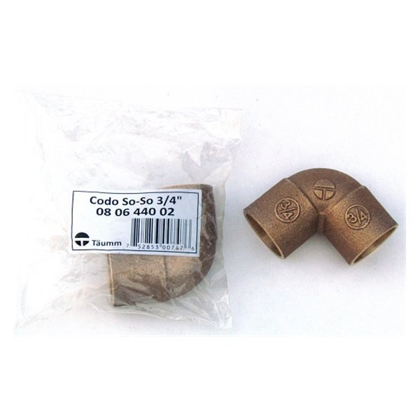 Codo So-So 3/4 Bolsa