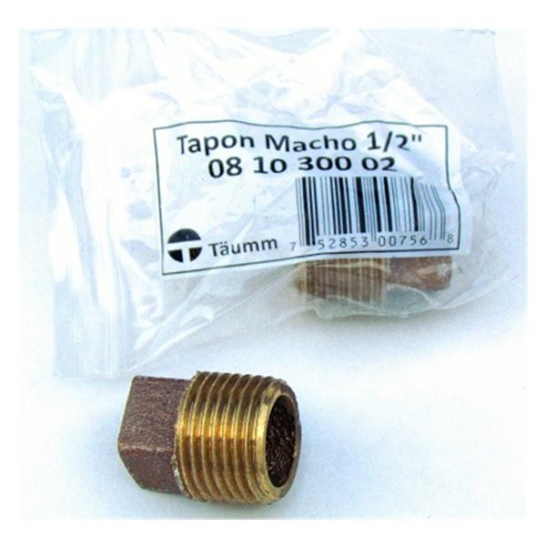 Tapón Macho 1/2" Bolsa