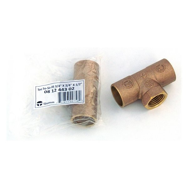 Tee So-HI 3/4" x 3/4" x 1/2" Bolsa