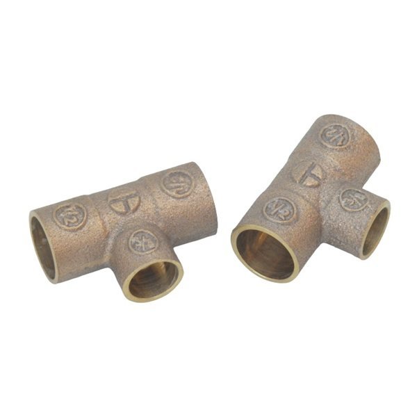 Tee So 1/2" x 1/2" x 3/8"