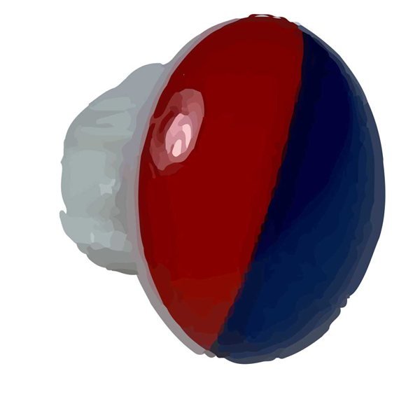 Marca Color Rojo/Azul Base 6,6 mm